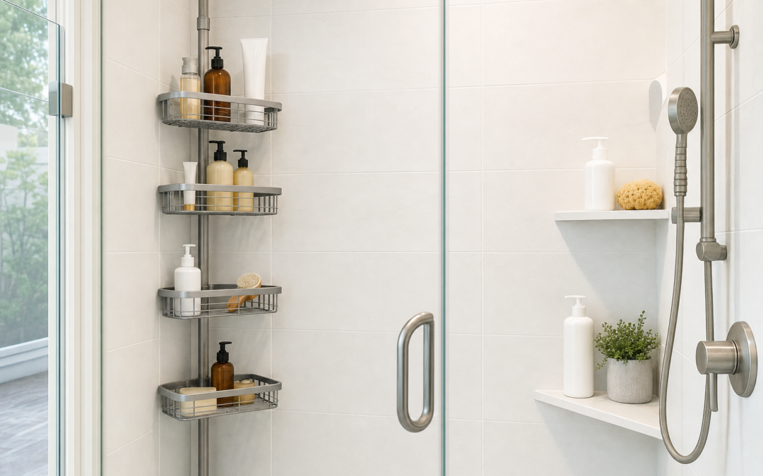 Shower Storage Ideas: Caddies, Corners & Clutter Control