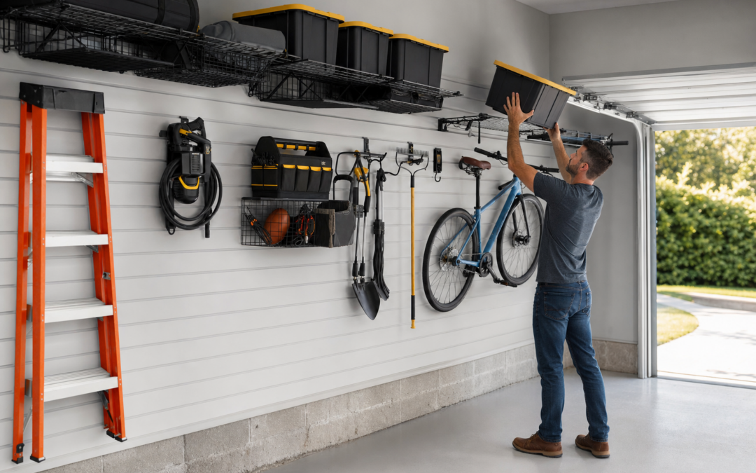 Wall-Mounted Garage Storage Systems That Free Floor Space
